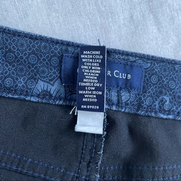 Charter Club Lexington Straight Floral Trousers - 12 - Picture 9 of 9